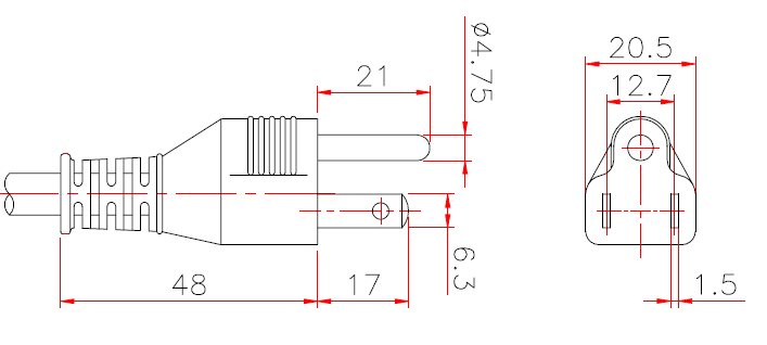 ゼン　15P プラグ済み Amazon | NEMA 6-15P - 6-20R プラグアダプター - 1フィート 15A